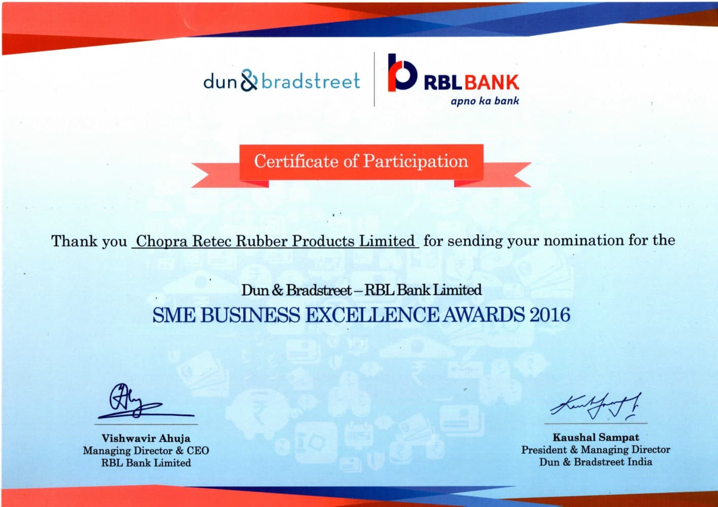 SME Business Excellence 2016